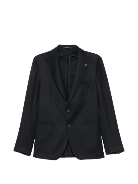 Sacou Tagliatore cu model herringbone albastru