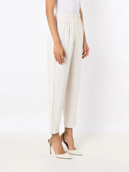Pantaloni Brunello Cucinelli de in alb