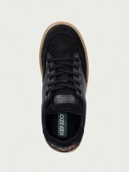 Kenzo Kids sportcipő bőr fekete