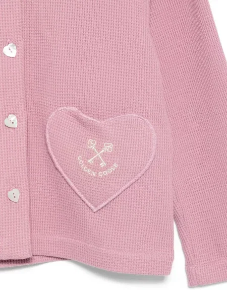 Kardigan dziecięcy Golden Goose różowy