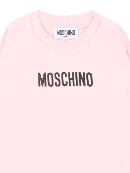Gyerek melegítő felső Moschino rózsaszín