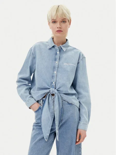 Джинсовая рубашка Karl Lagerfeld Jeans