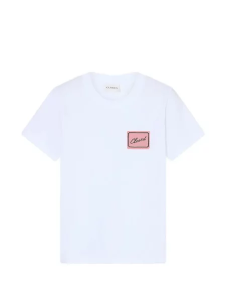 Tricou Closed cu autograf alb