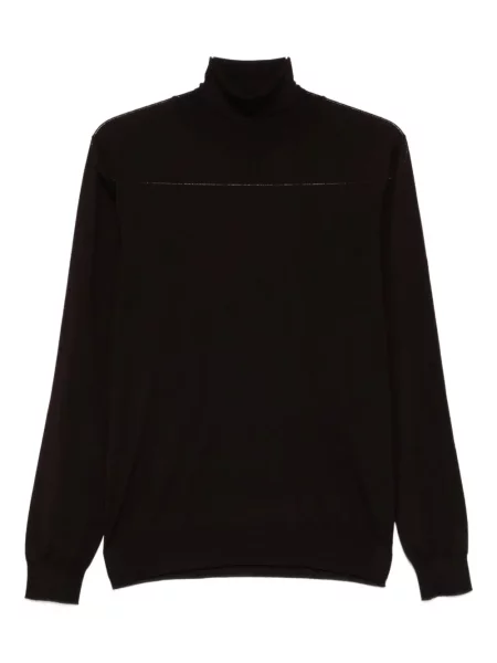 Długi sweter Fedeli brązowy