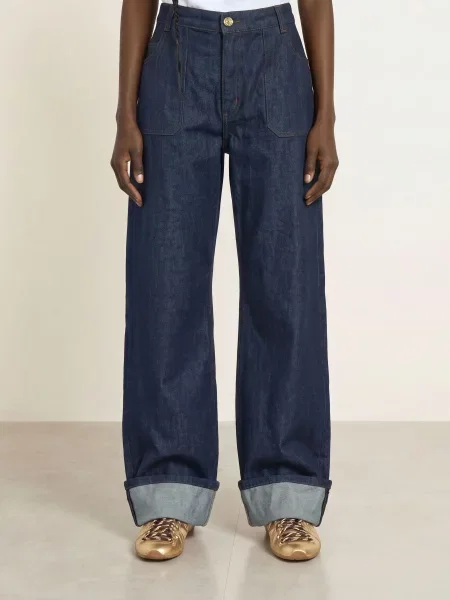 Claudie Pierlot Jeansy Wide Leg blau