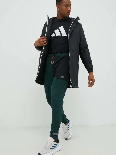 Демисезонная куртка Adidas Performance черная