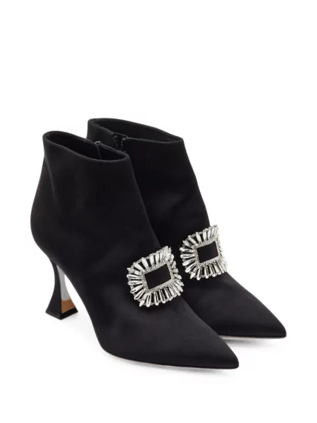 Cizme scurte Manolo Blahnik negru