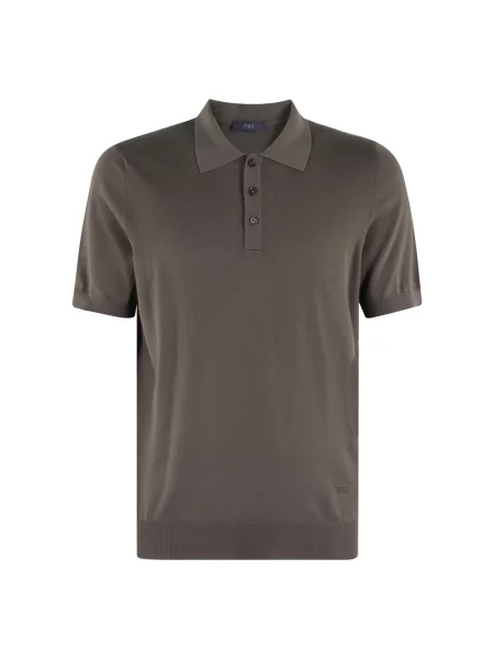 Koszulka polo Fay brązowa