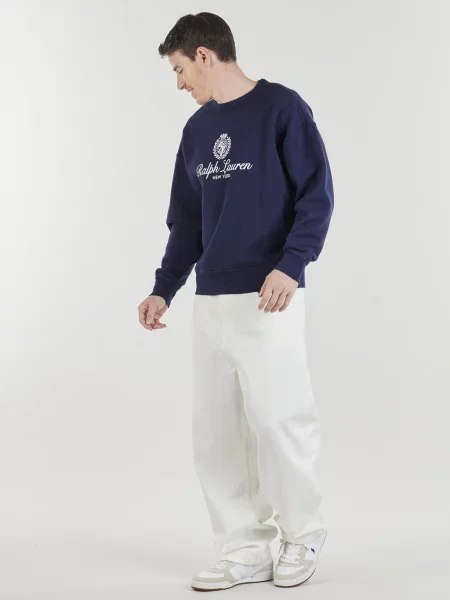Mikina bez kapucne Polo Ralph Lauren modrá