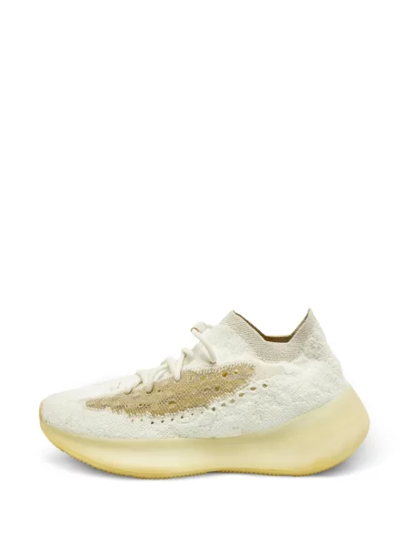 Sneakerși Adidas Yeezy tricotate alb