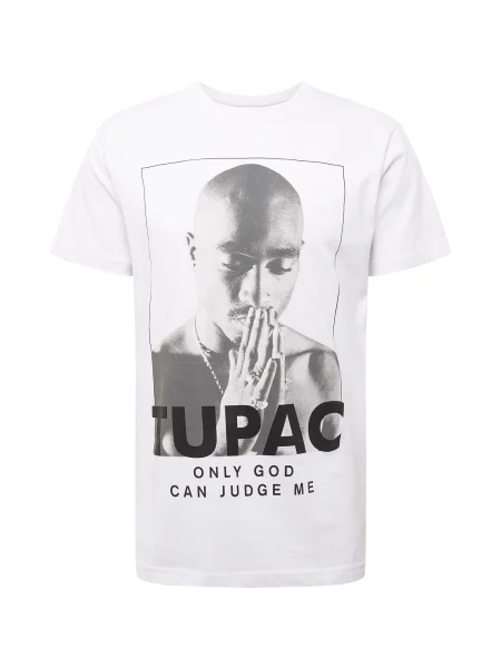Mister Tee Tričko Prayer tmavě šedá / černá bílá