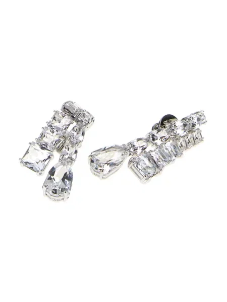 Kolczyki Swarovski szare
