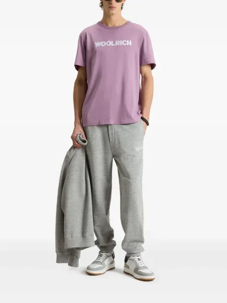 Tricou Woolrich cu imagine roz