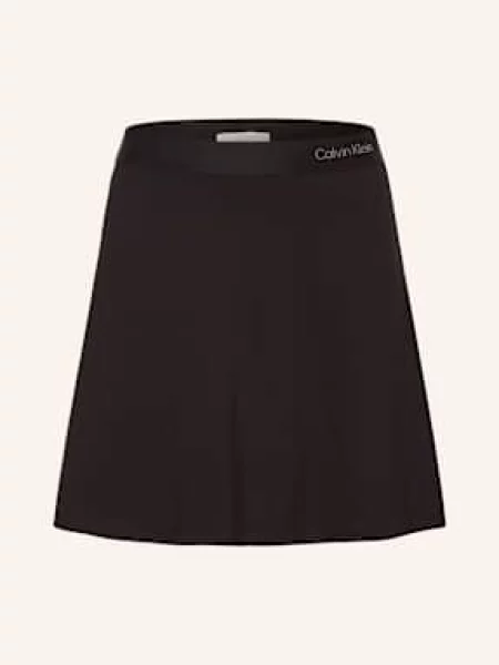 Calvin Klein Jeans Sukně Logo Tape D černá