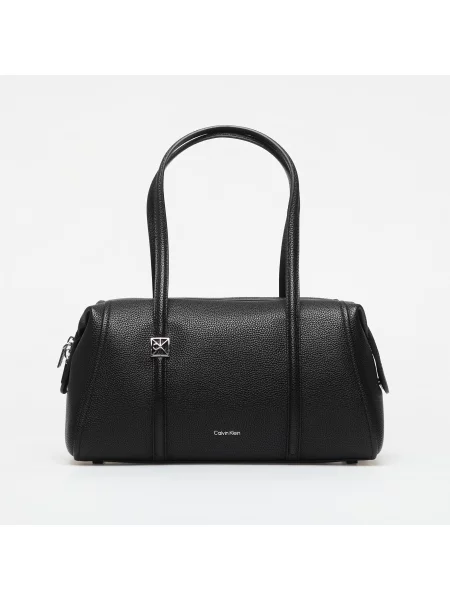Kabelka Calvin Klein Emblem Hw Pebble Doctor Shoulder čierna