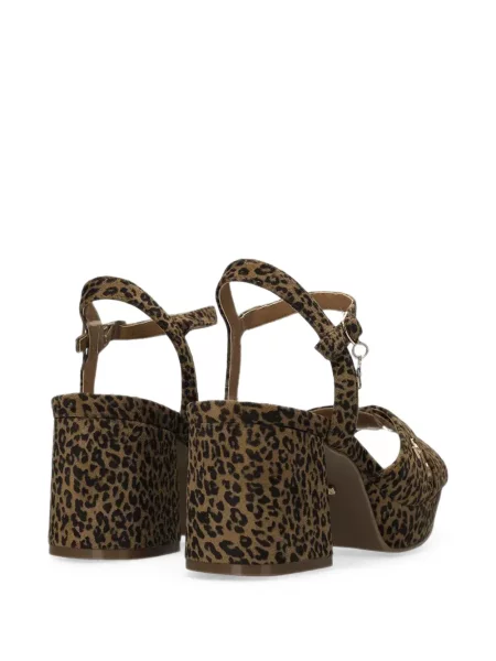 Sandale Mexx cu platformă cu imagine cu model leopard maro