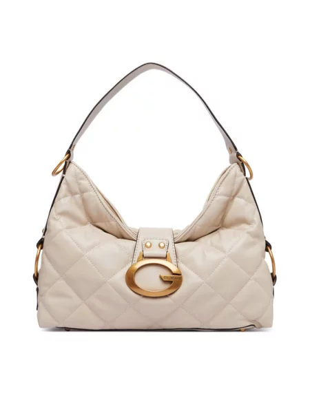 Ročna torba Guess Camden Kremna