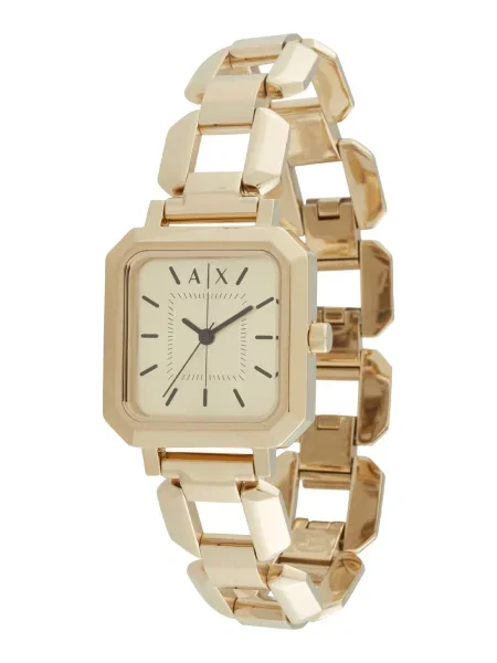 ARMANI EXCHANGE Ceas analogic / negru auriu