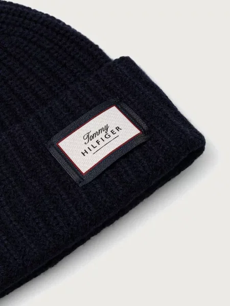 Czapka Tommy Hilfiger granatowa