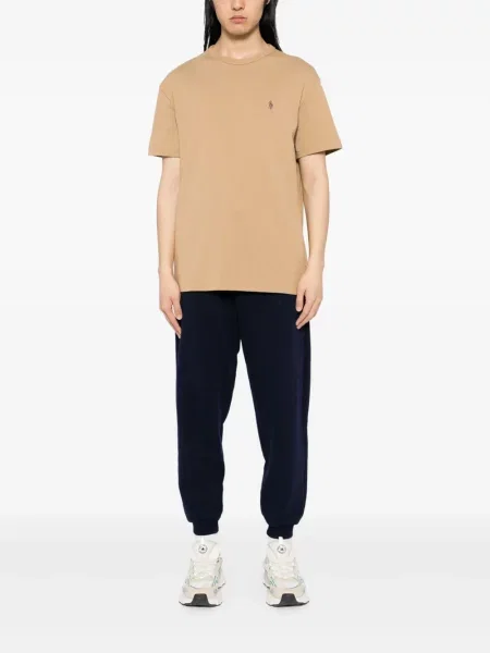 Класическа тениска Polo Ralph Lauren с принт зелено