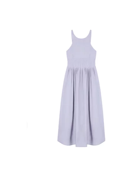 Sukienka maxi Emporio Armani fioletowa