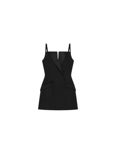 Sukienka mini Givenchy wełniana czarna