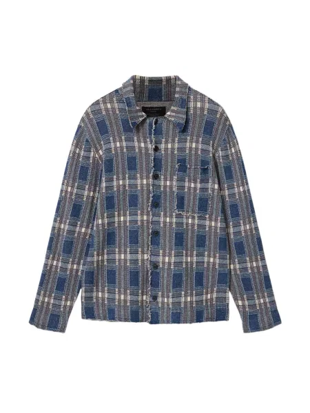 AllSaints Geacă tricotată SOLMAR bej / safir / maro albastru