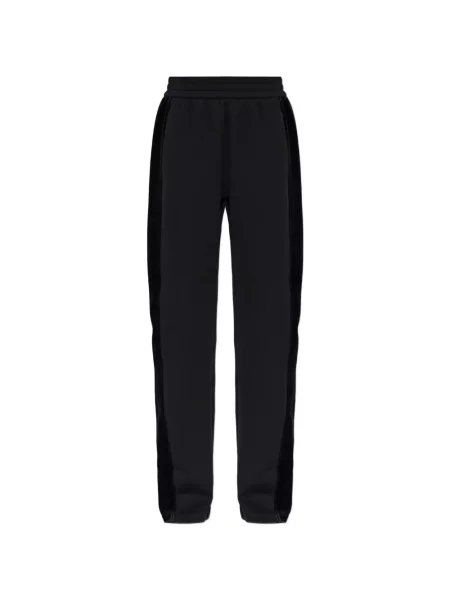 Pantaloni Emporio Armani din jerseu negru