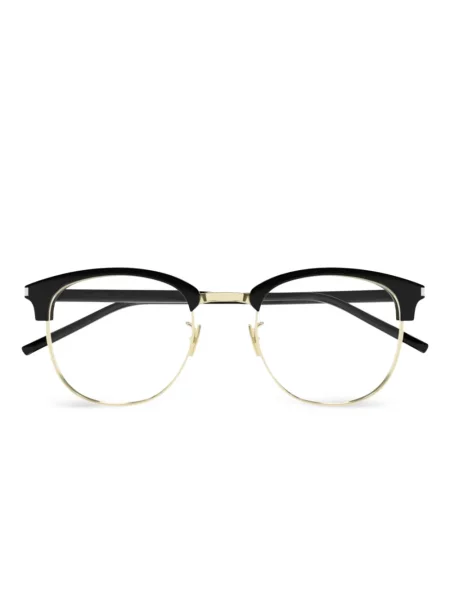 Ochelari de soare Saint Laurent Eyewear cu autograf negru