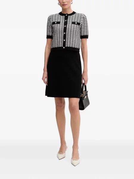 Rochie mini Morgan în carouri negru
