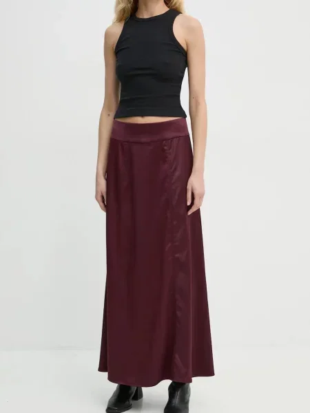 Fusta maxi Aeron bordo