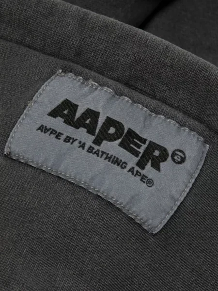 Hanorac cu glugă Aape By A Bathing Ape cu glugă negru