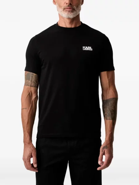 Tricou Karl Lagerfeld cu imagine negru