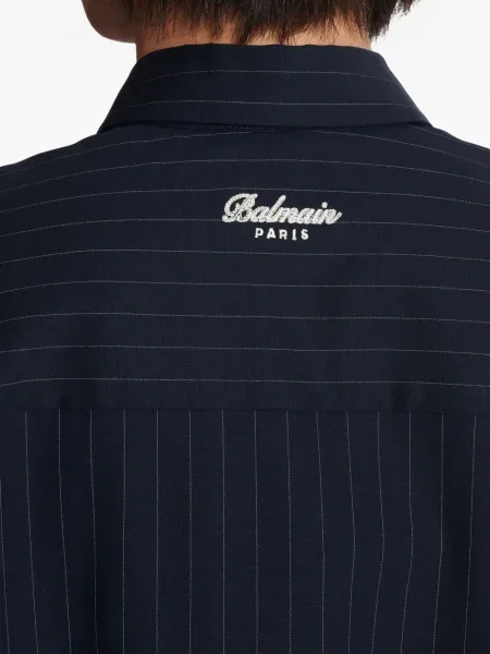 Cămașă Balmain cu dungi albastru