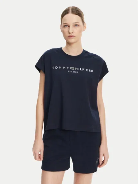 Тениска Tommy Hilfiger тъмносиньо