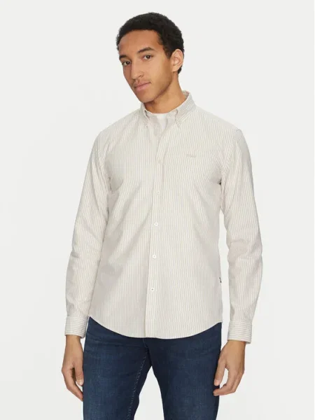 BOSS Cămașă Roan bej