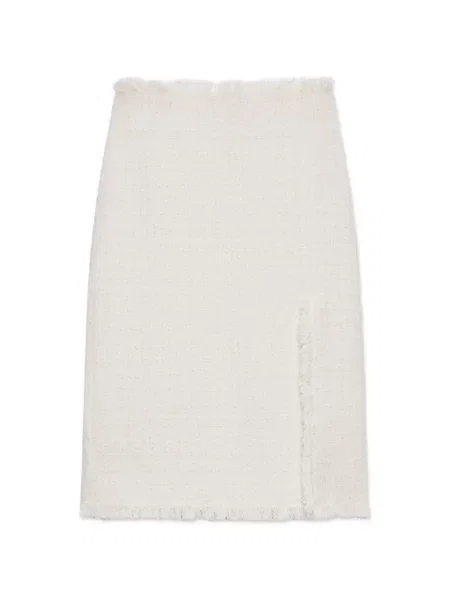 Fustă midi Msgm până la genunchi cu crăpătură