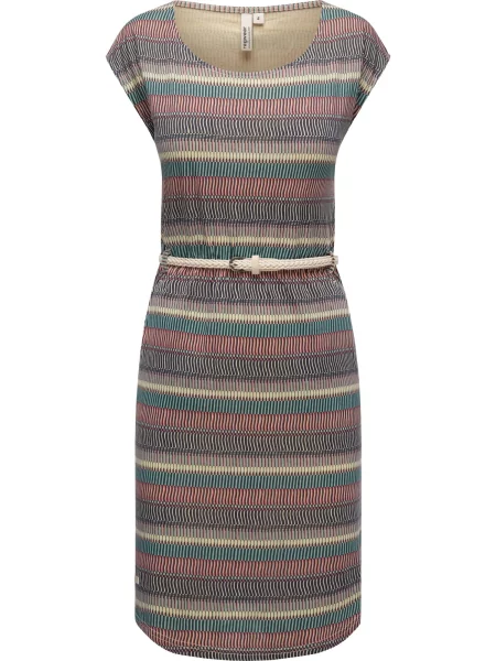 Ragwear Rochie de vară albastru marin / galben deschis / verde deschis / deschis roșu