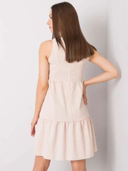 Rochie Fashionhunters de costum bej