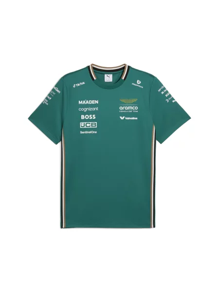 Replika koszulki drużynowej PUMA x ASTON MARTIN ARAMCO Odzież Lux S zielony