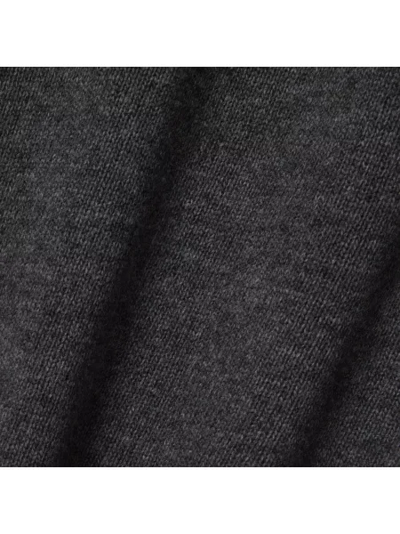 Lacoste Wełniany Sweter Z Wysokim Kołnierzem I Zamkiem szary