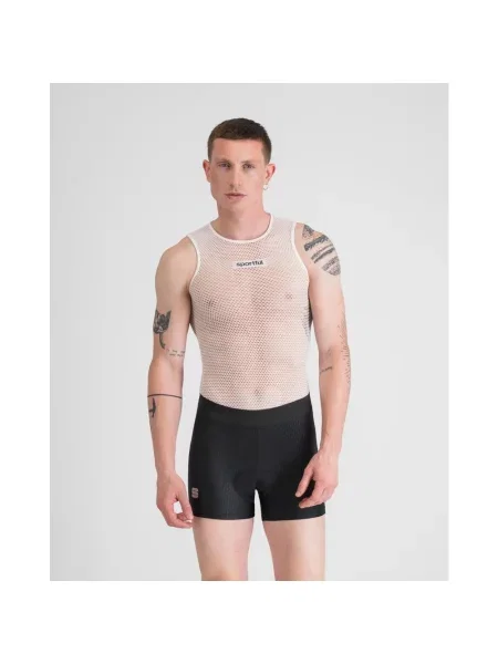 Koszulka termoaktywna Sportful Light Mesh bez rękawów S-M biała