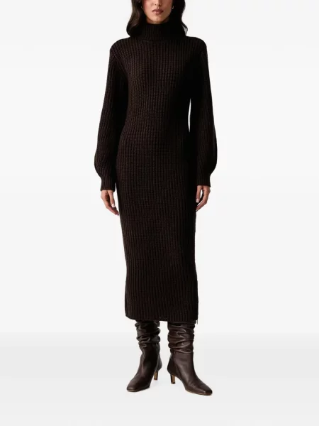 Rochie Armani Exchange tricotate maro