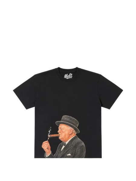 Tricou Melt cu imagine negru