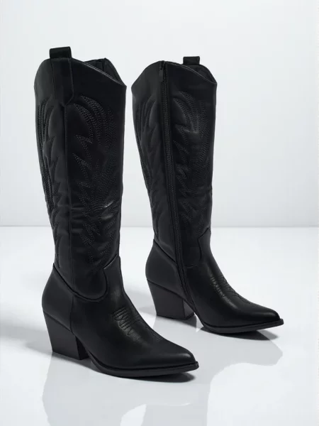 Cizme de cowboy Resti cowboy negru