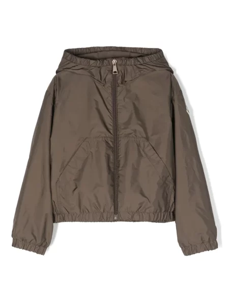 Kurtka dziecięca Moncler Enfant brązowa