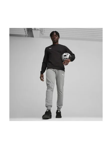 PUMA Hanorac sport TeamGoal / alb negru