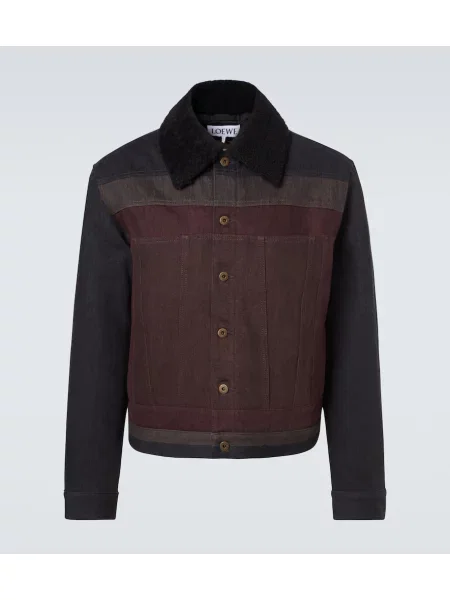 Дънково яке Loewe черно