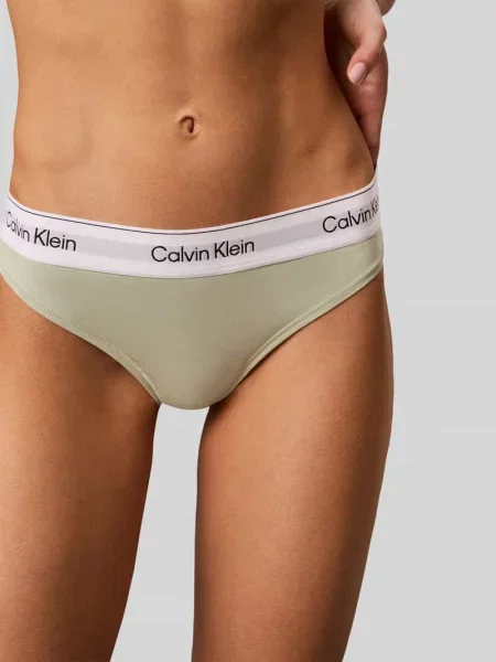 Stringi z mieszanki bawełny Calvin Klein Underwear