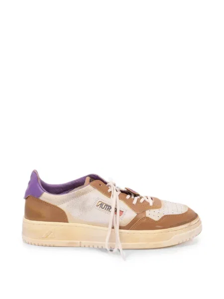 Sneakerși Autry din piele zdrențuiți alb